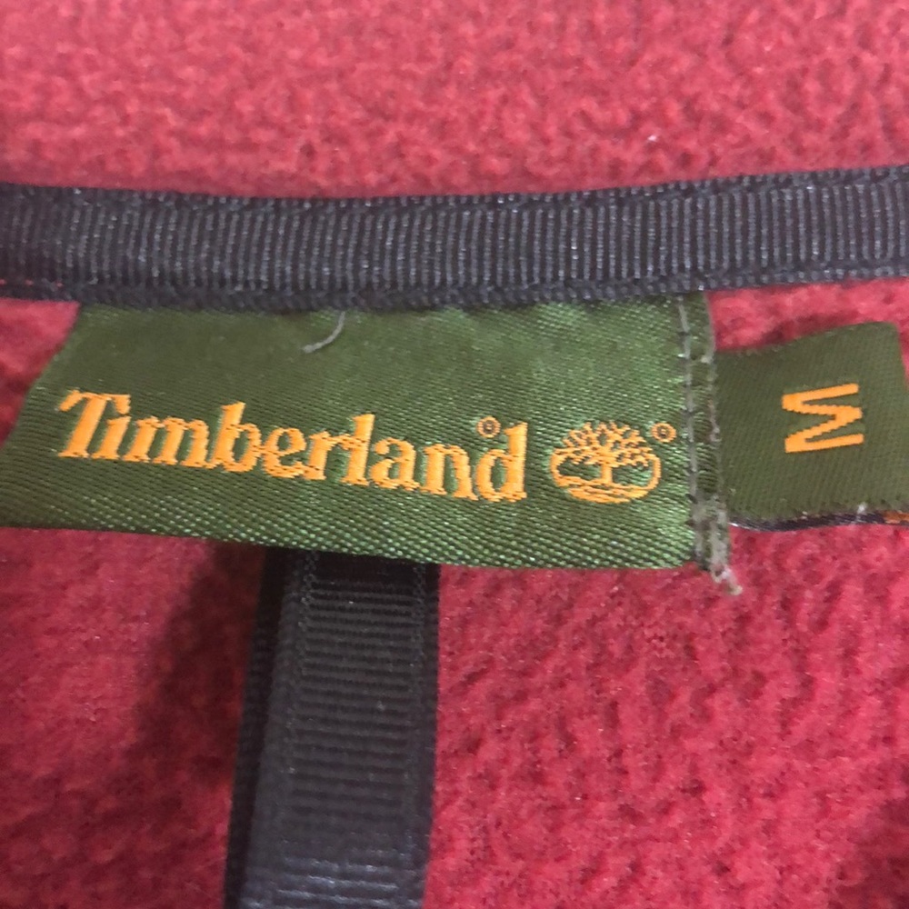 Timberland Rust V-Neck Pullover Size M - Picture 3 of 7